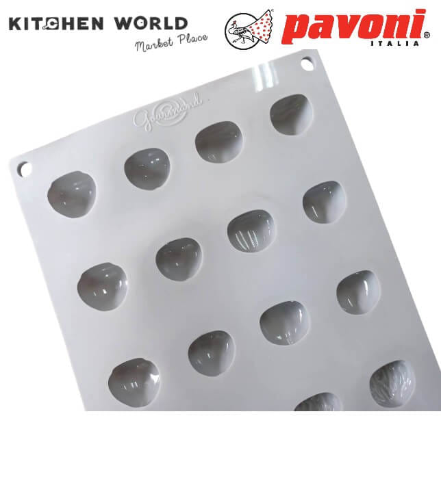 พิมพ์อบซิลิโคนรูปเกาลัด PAVONI BW2302-011 จำนวน 24 ชิ้น สีเทา